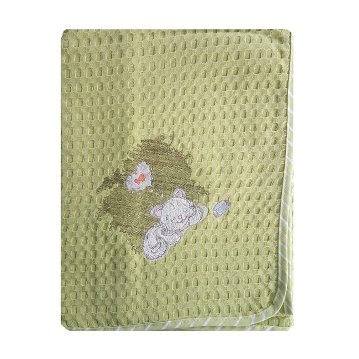 ΚΟΥΒΕΡΤΑ ΠΙΚΕ bebe ΓΑΤΑΚΙ 128 80Χ110 ΛΑΧΑΝΙ Cotton 100% - Image 1