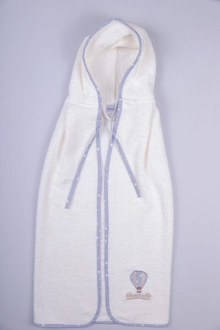 ΚΑΠΑ bebe ΑΕΡΟΣΤΑΤΟ 01 75X85 ΕΚΡΟΥ/ΓΚΡΙ Cotton 100% - Image 1