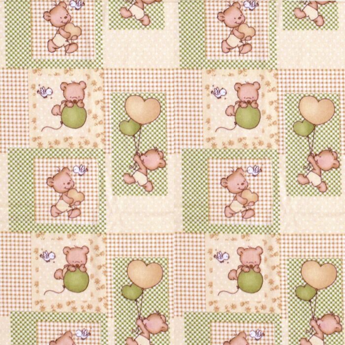 ΠΑΝΑ ΦΑΝΕΛΑ bebe Baloon 76 80Χ80 Beige Flannel cotton 100% - Image 1