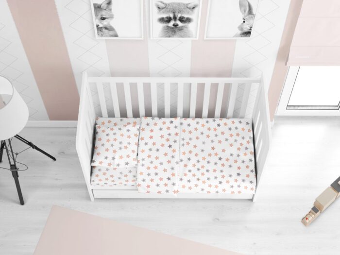 ΣΕΝΤΟΝΙΑ ΕΜΠΡΙΜΕ ΣΕΤ 3 τεμ bebe Star 103 120X160 Grey Cotton 100% - Image 1