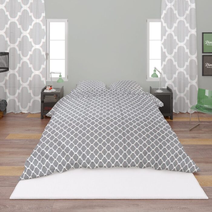 ΠΑΠΛΩΜΑΤΟΘΗΚΗ ΕΜΠΡΙΜΕ kids Windows 135 160Χ240 Grey Cotton 100% - Image 1