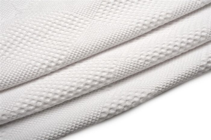 ΚΟΥΒΕΡΤΑ ΠΙΚΕ bebe Μονόχρωμη 120X150 Λευκό 100% Cotton - Image 1