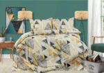 ΠΑΠΛΩΜΑΤΟΘΗΚΗ ΕΜΠΡΙΜΕ Geometrical 333 160X240 Beige 100% Cotton Flannel